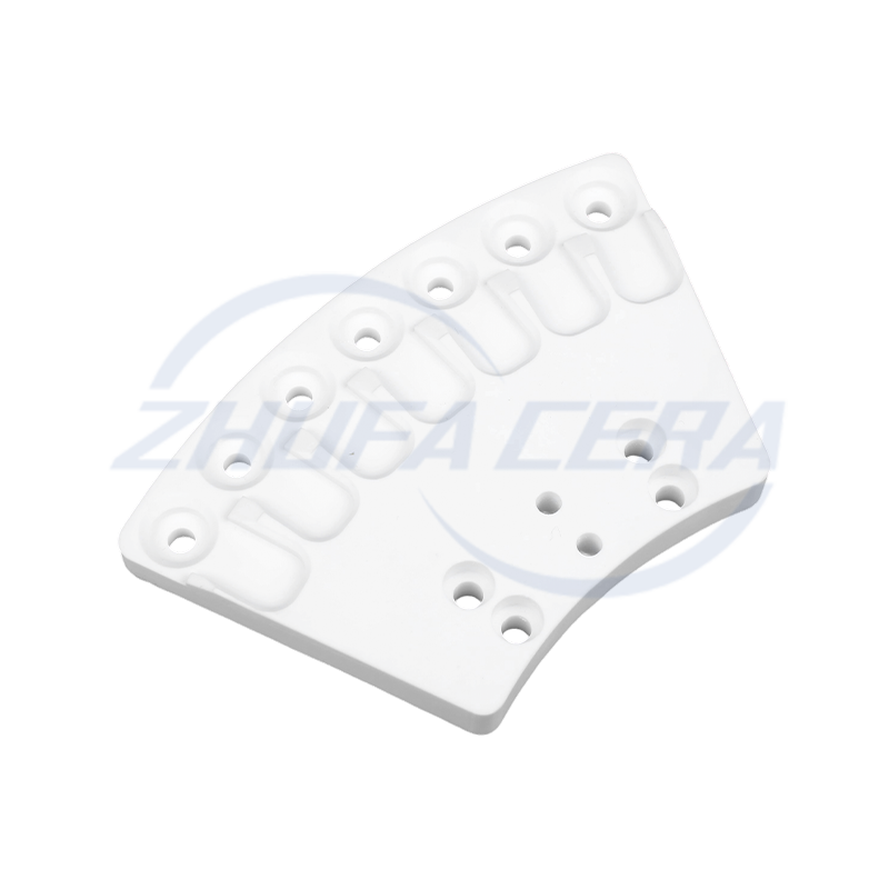 أجزاء من السيراميك على شكل مروحة ألومينا